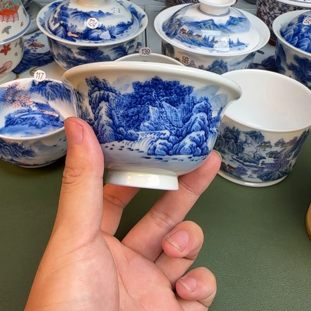 彦祖纯手工手绘茶具169