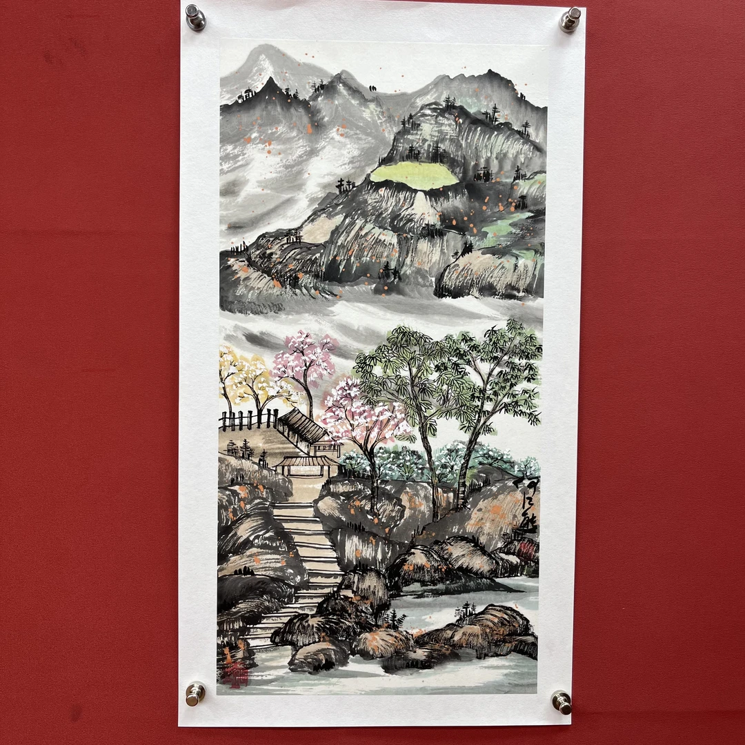 【国画】何老师山水作品 二平尺  （十一）
