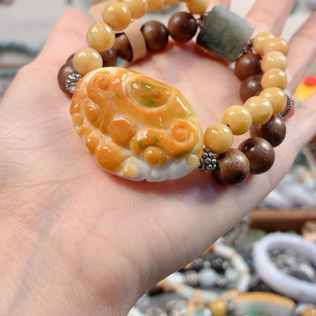 未镶嵌手链翡翠?****o手串