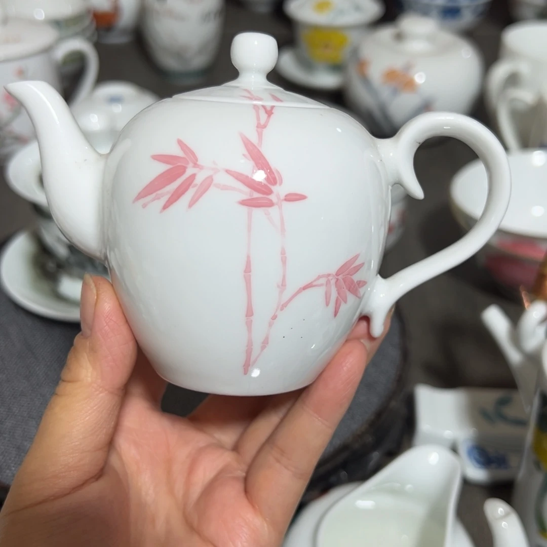 醴陵高温陶瓷炸福利160毫升手绘