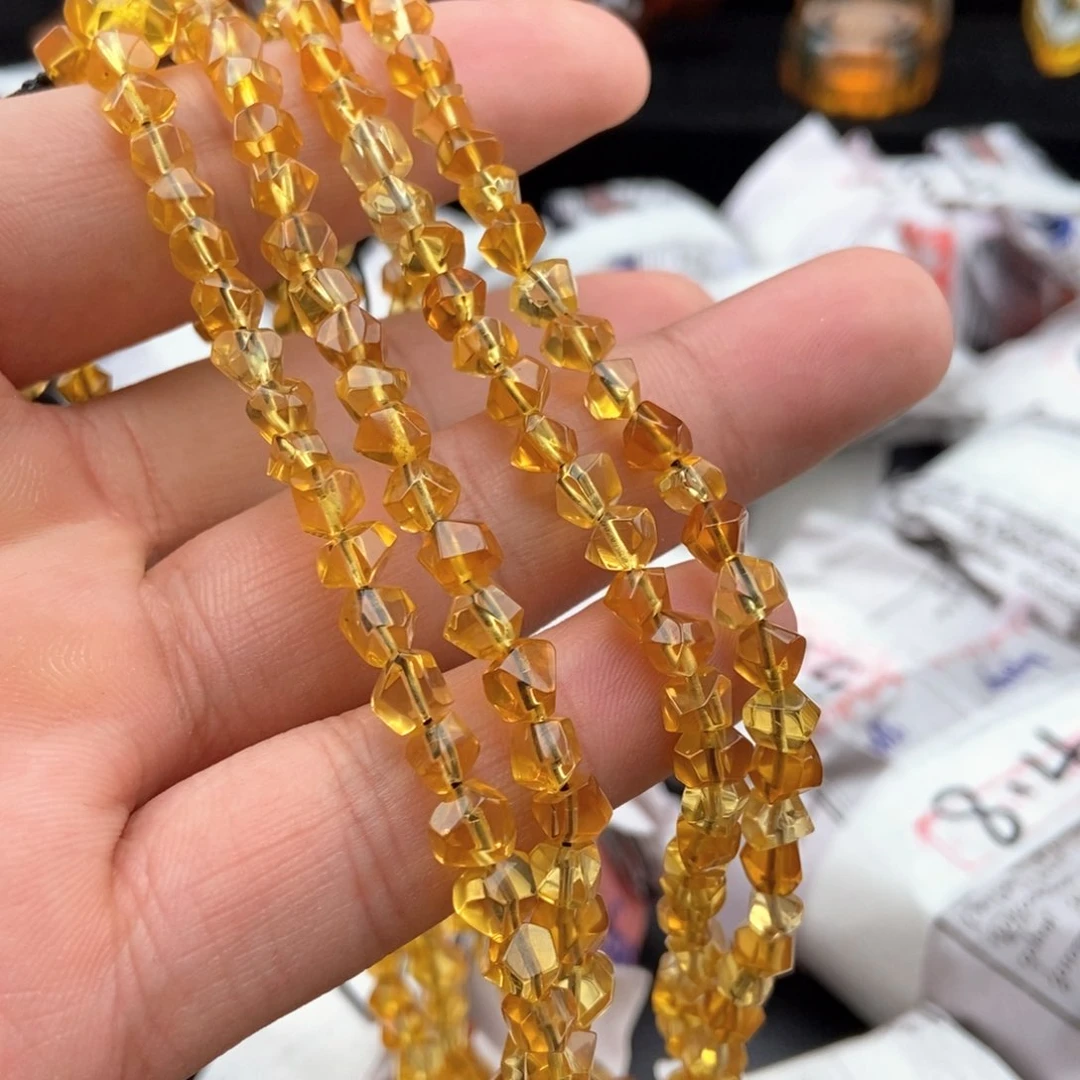 未镶嵌琥珀手链异形长链