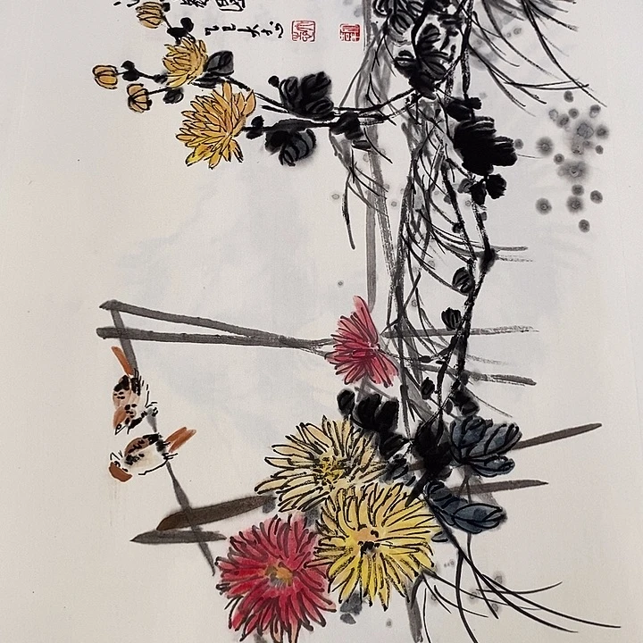 国画手绘写意画作国画