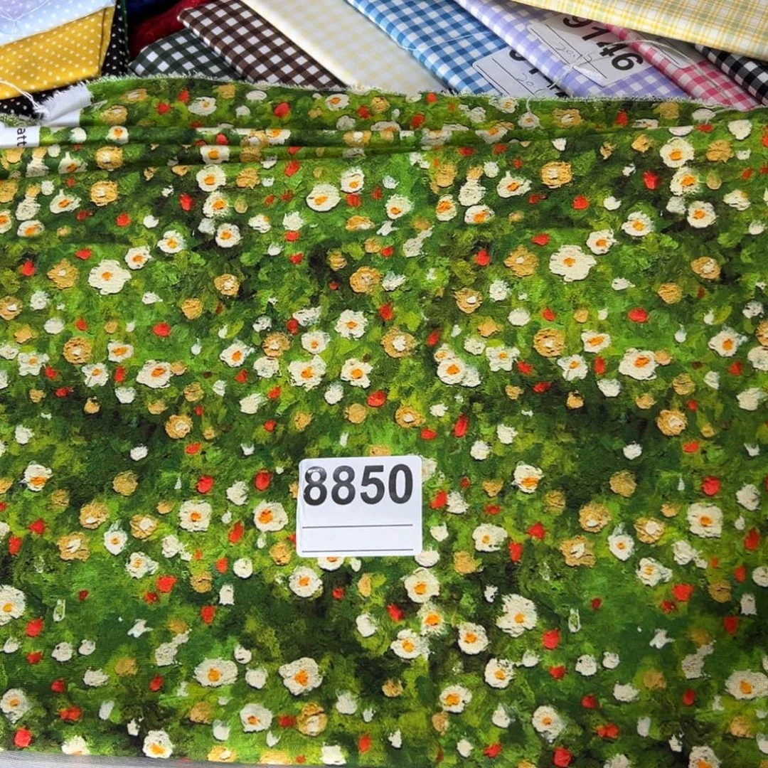 棉一米价纯棉8安帆布1.5米宽果子块