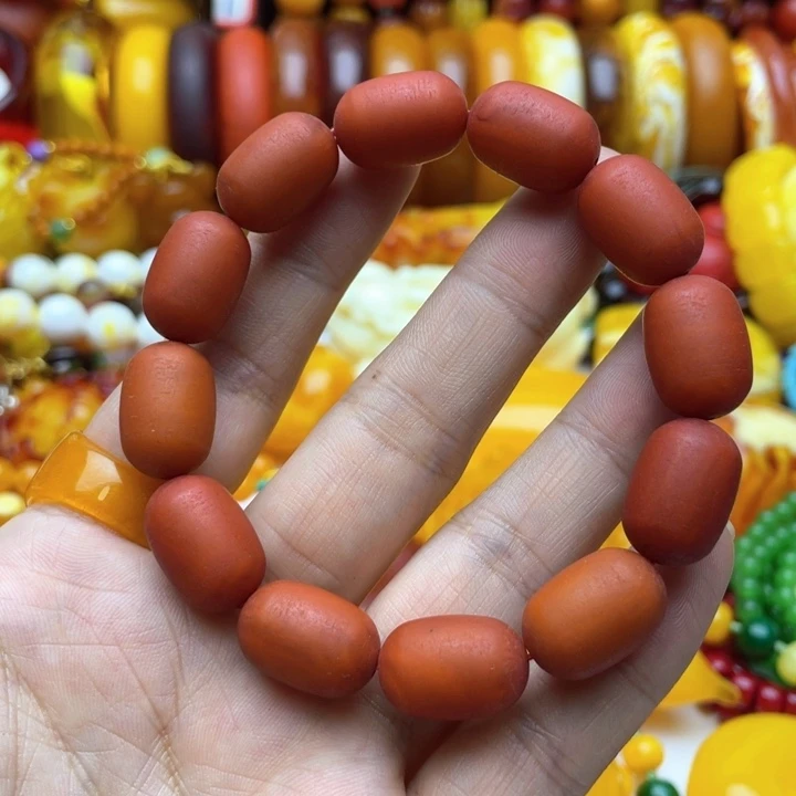 树脂制品30号桶珠手串