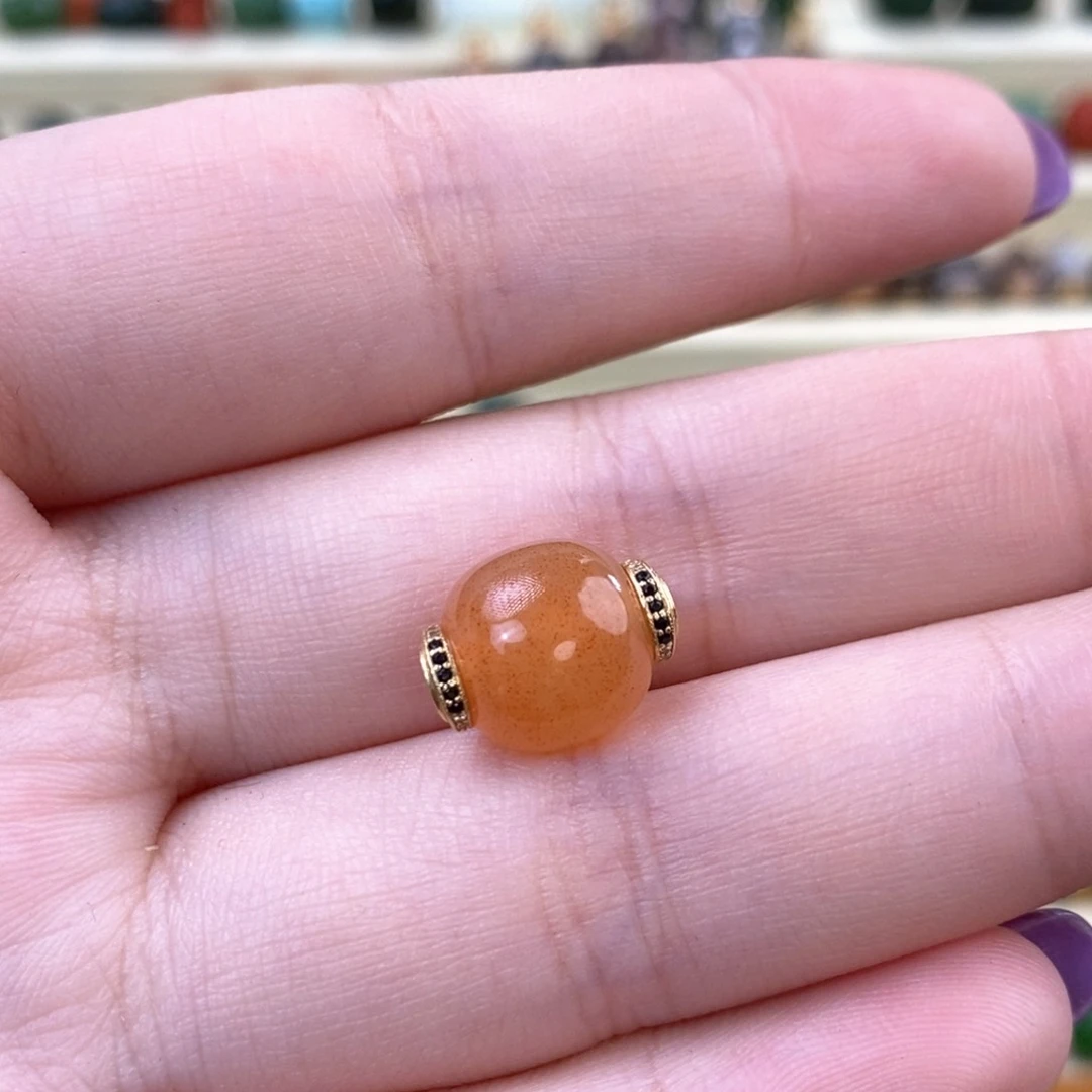 玛瑙/玉髓颈饰18K金镶嵌