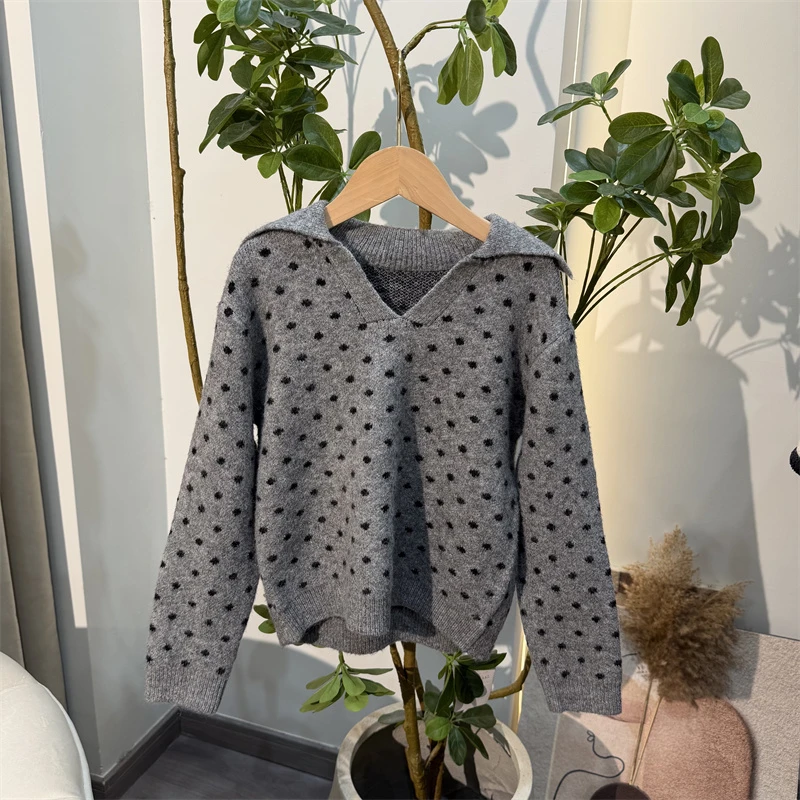 1215【蒙】儿童时尚休闲套头毛衣-8882