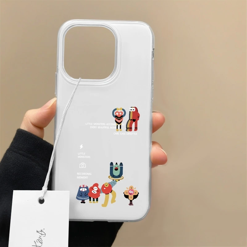 【壳百搭】适用小米15华为mate苹果OV古董白小怪兽全包防摔手机壳