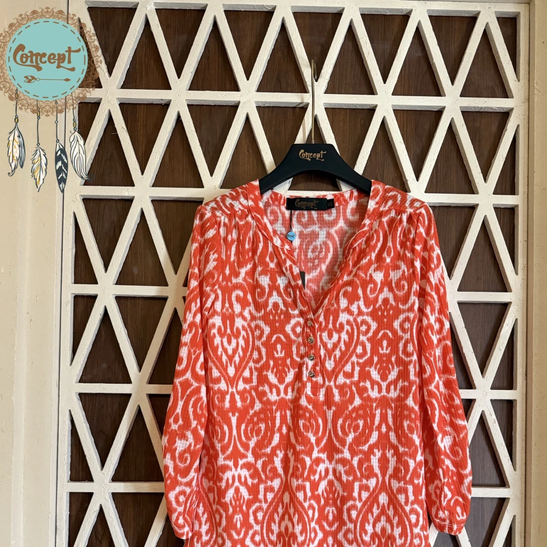 Concept限量款图腾衬衣2色