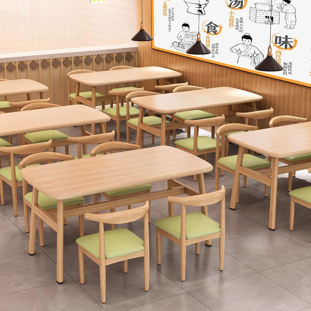 餐饮餐桌餐椅桌椅组合出租房快餐早餐小吃店奶茶商用家用简约饭店