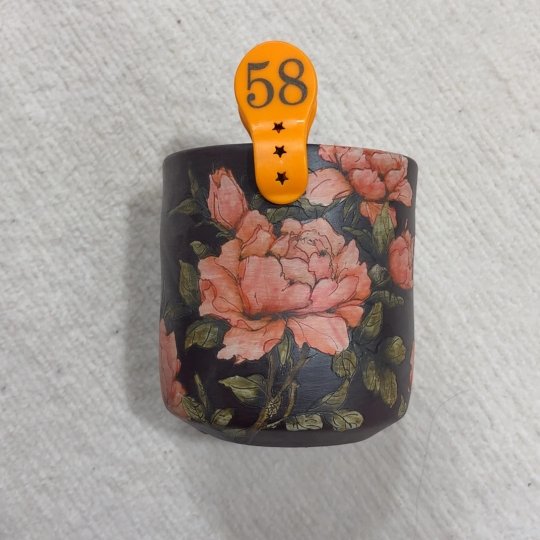 M***麦紫砂花盆陶瓷多肉花盆瑕疵