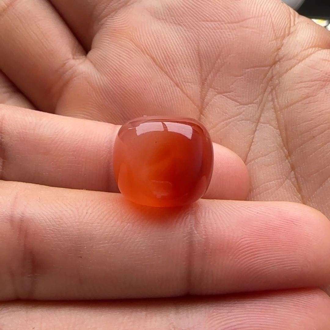 南红玛瑙老型14x12.1未镶嵌武*二马牙