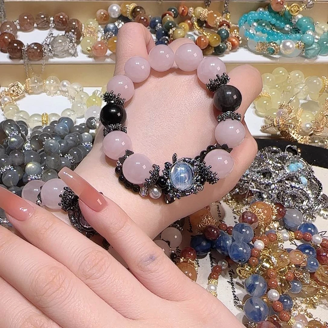 水晶手链未镶嵌吧