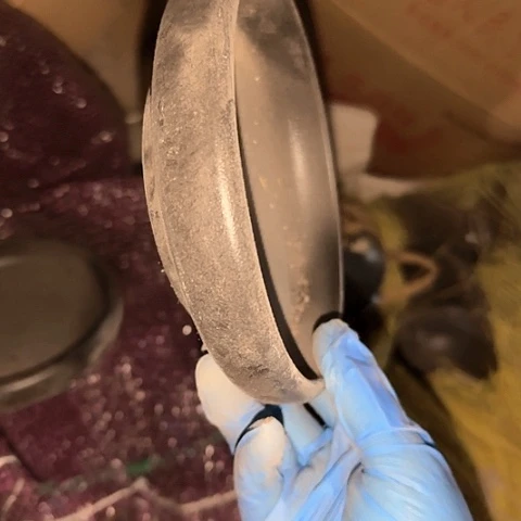 瓷片国营厂库存微瑕14厘米