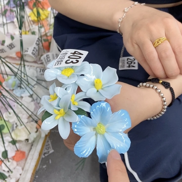 杯手工制作陶瓷花