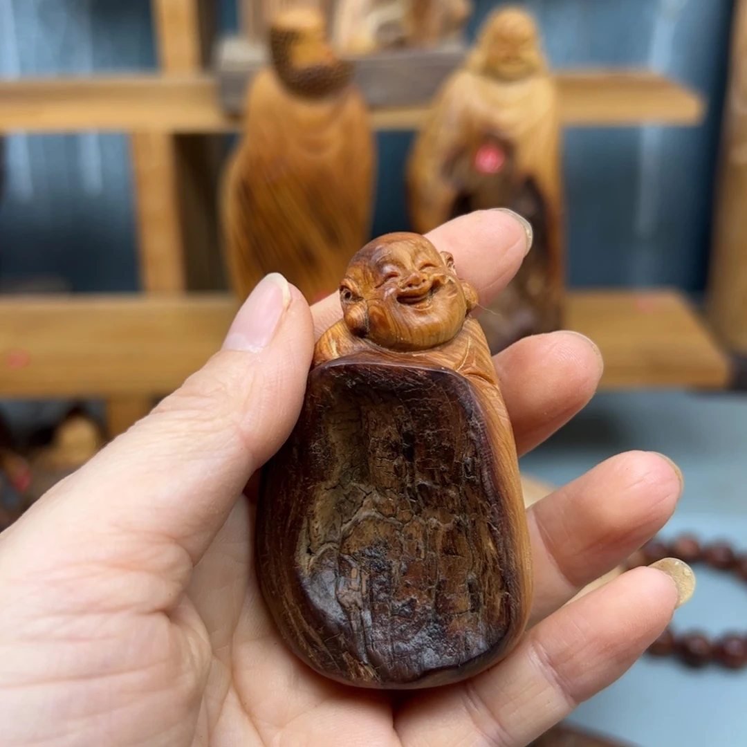 柏木崖柏木摆件手把件53