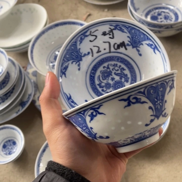 碗瓷景德镇高温细白瓷餐具