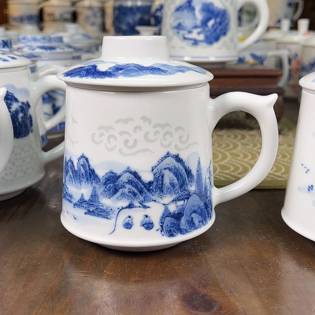 洪*景德镇陶瓷高温杯