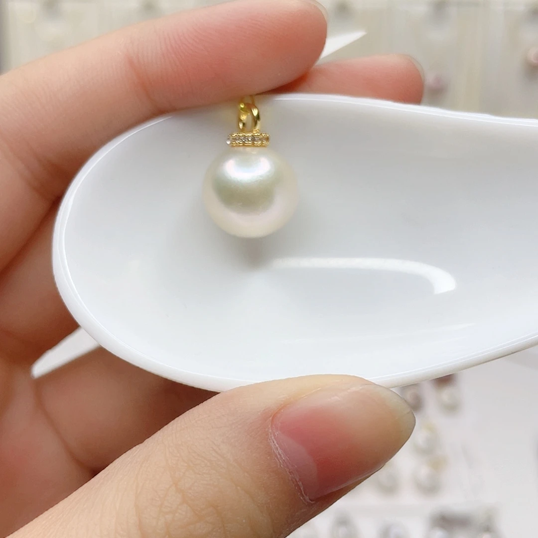 淡水珍珠吊坠(赠链)合金