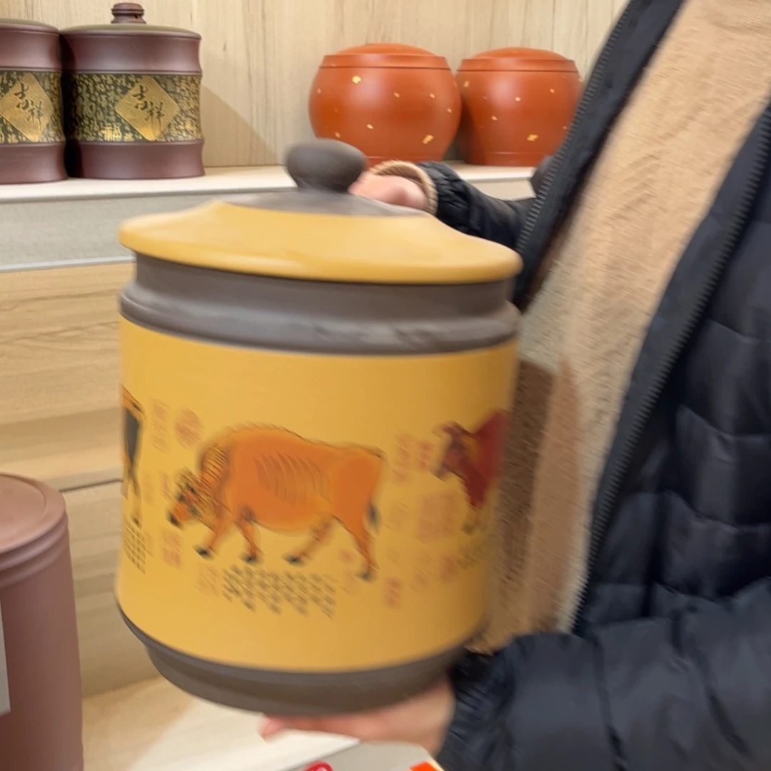 紫砂茶叶罐8 饼茶叶罐