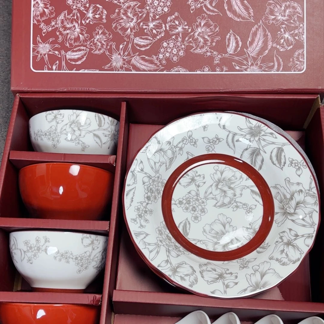 白瓷玫瑰假日十全十美十件套