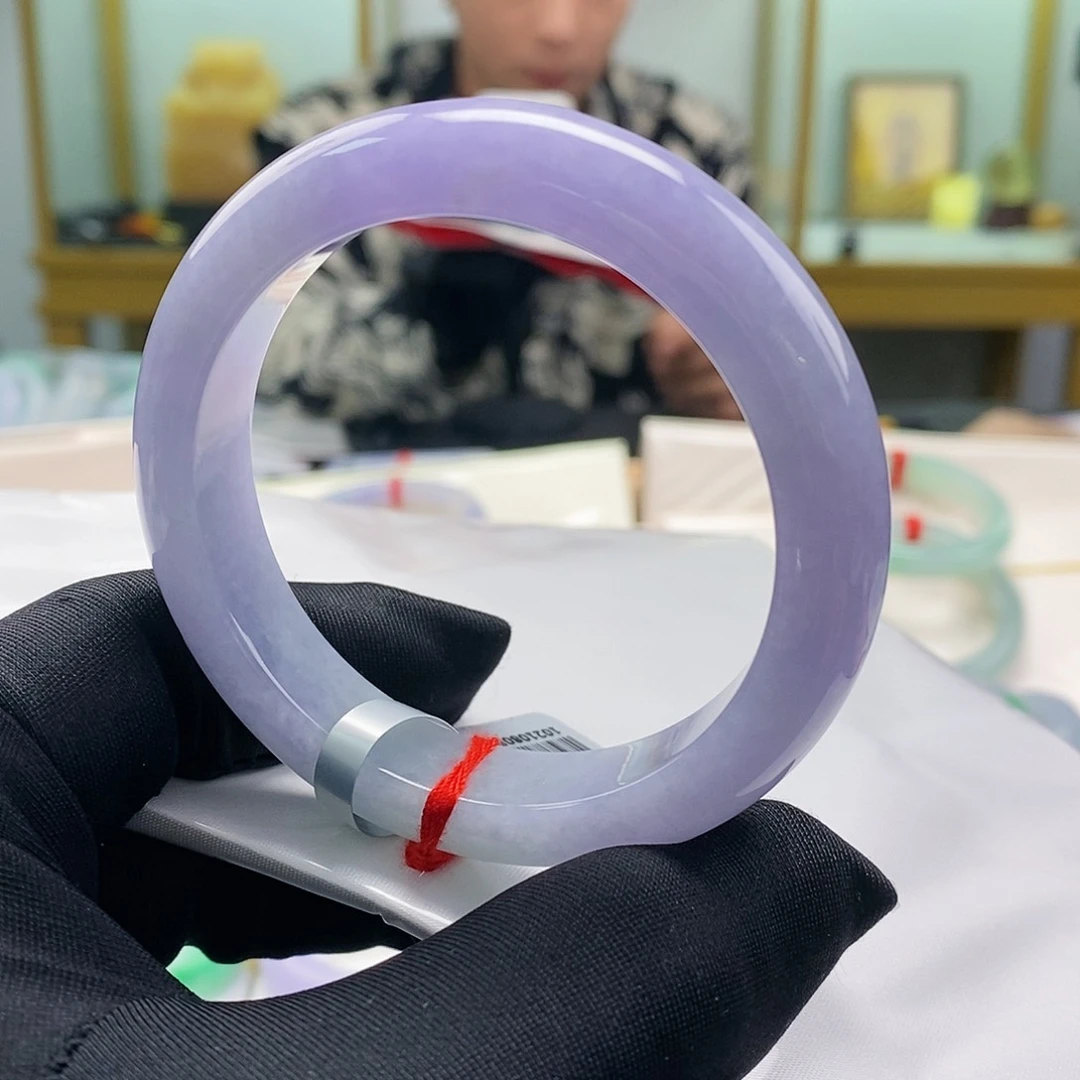 【闪购商品】翡翠手镯未镶嵌浓蓝紫