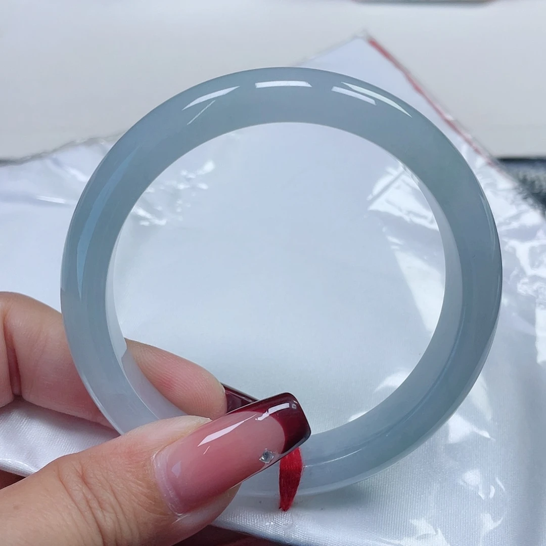 翡翠手镯未镶嵌缅甸翡翠58圈9