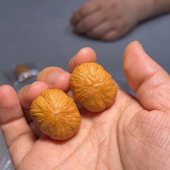 文玩核桃把件磨盘6194