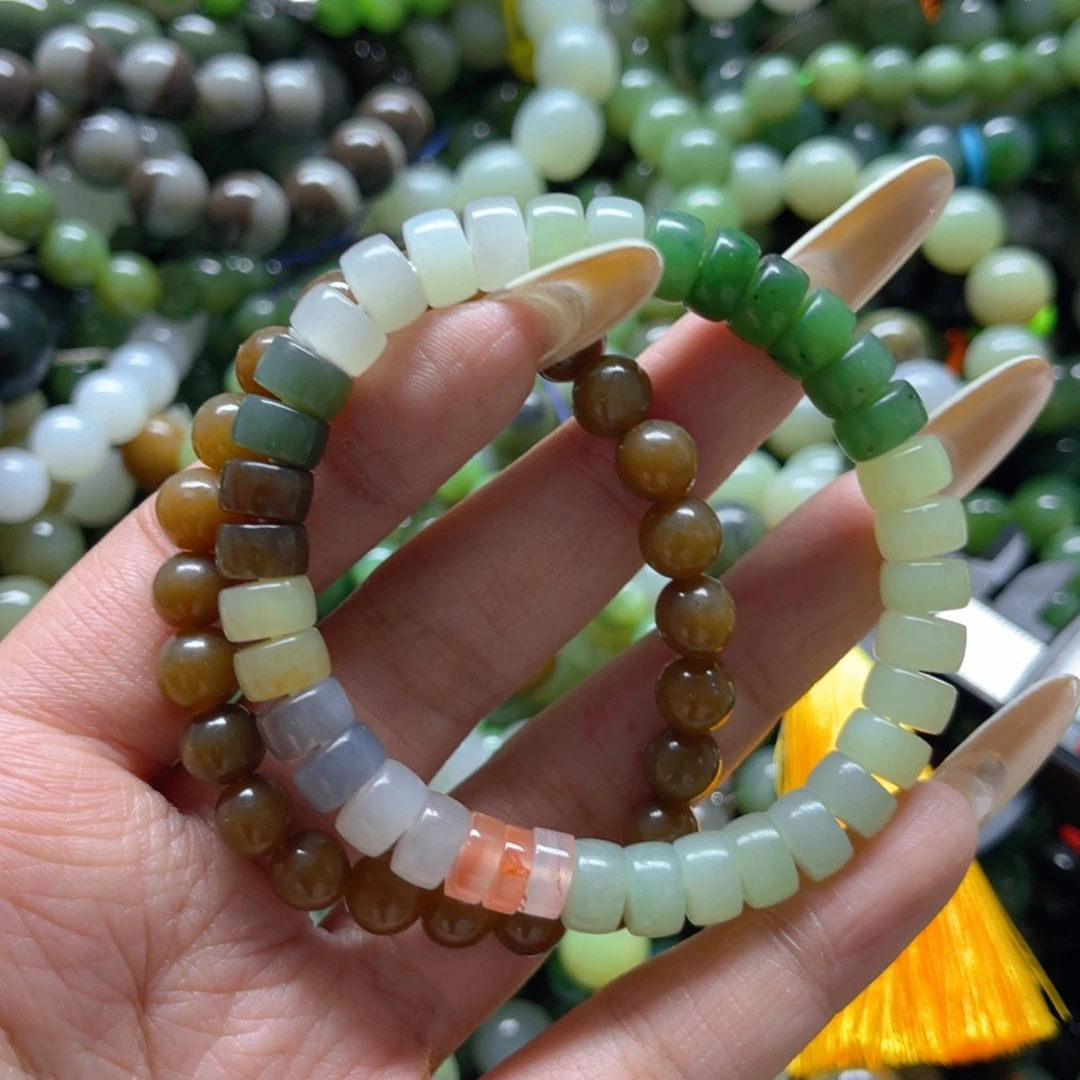 和田玉手串未镶嵌