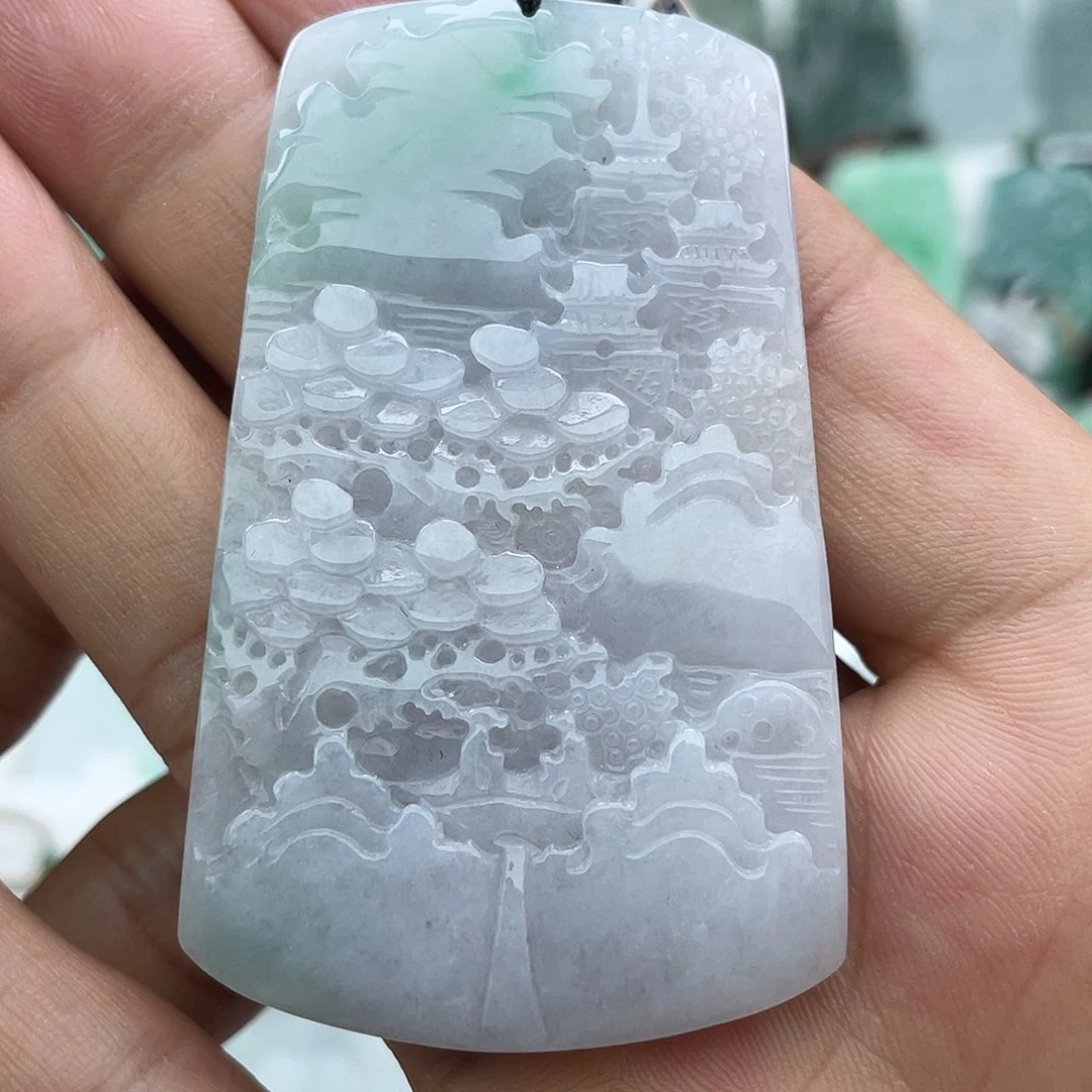 颈饰未镶嵌翡翠翡翠