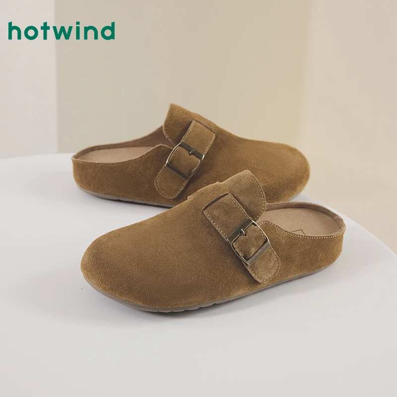 流光风【热风门店同款】7折起女勃肯鞋袋鼠鞋百搭爆款H15W25105平底