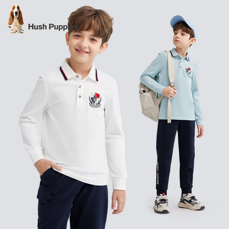 暇步士童装2025年春季新款POLO衫气质百搭休闲长