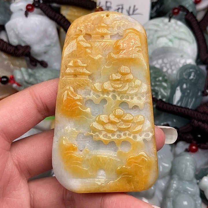 颈饰未镶嵌翡翠翡翠