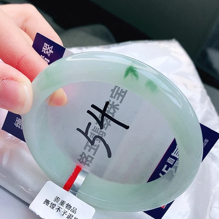 翡翠未镶嵌手镯缅甸天然a货翡翠手镯