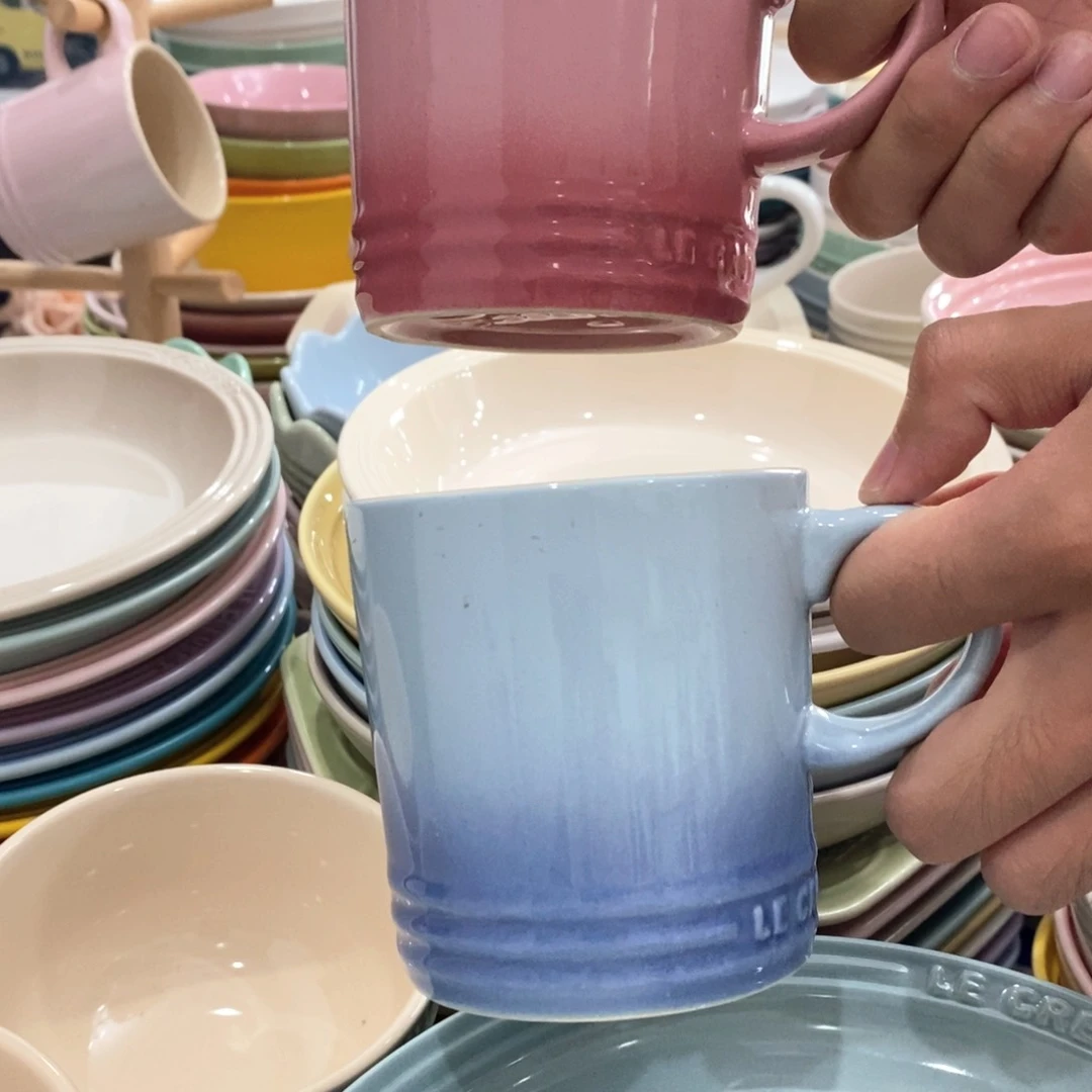 瓷片微瑕2个水杯套装