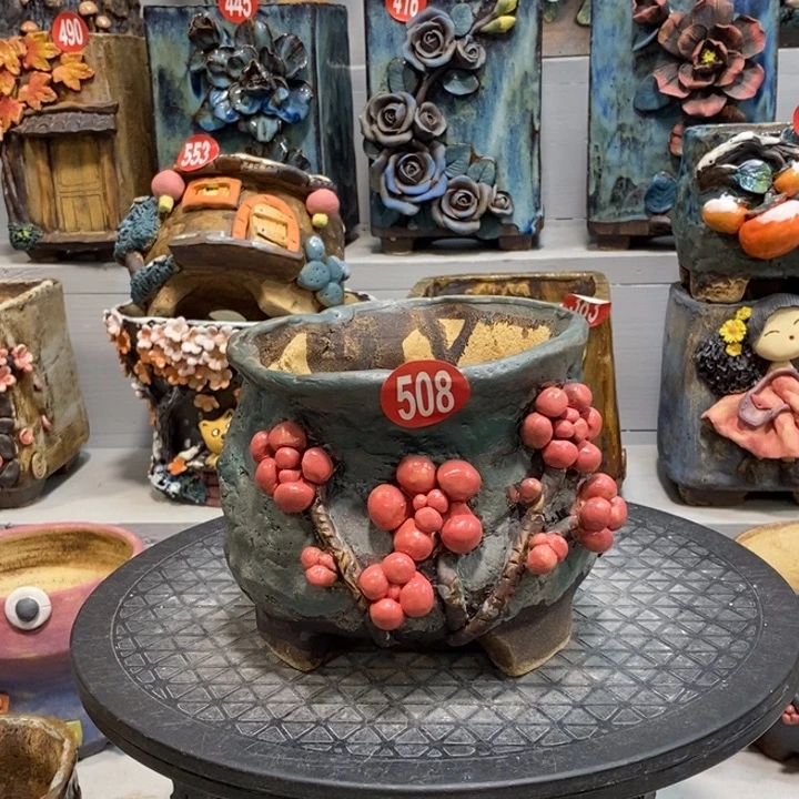 508 号陶然花器手工花盆