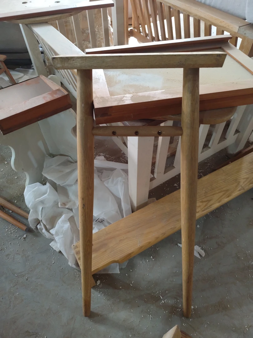 书桌 桌腿 橡木 42*9*96 瑕疵无售后