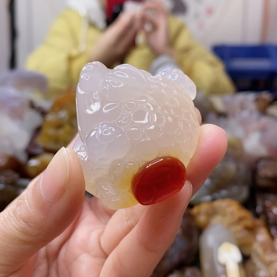 玛瑙/玉髓颈饰未镶嵌六*