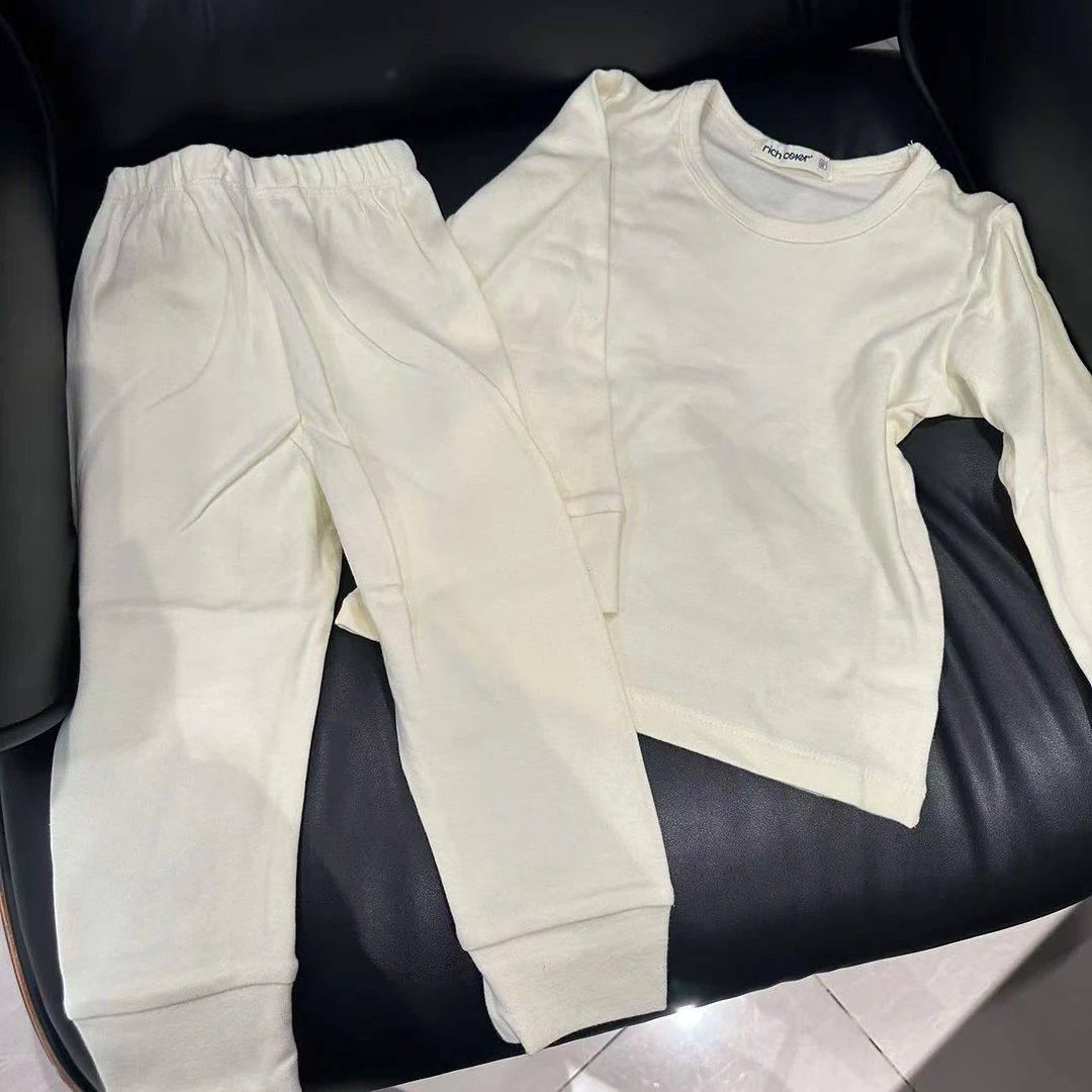 ananstudio 小童春秋多图案套装秋衣秋裤