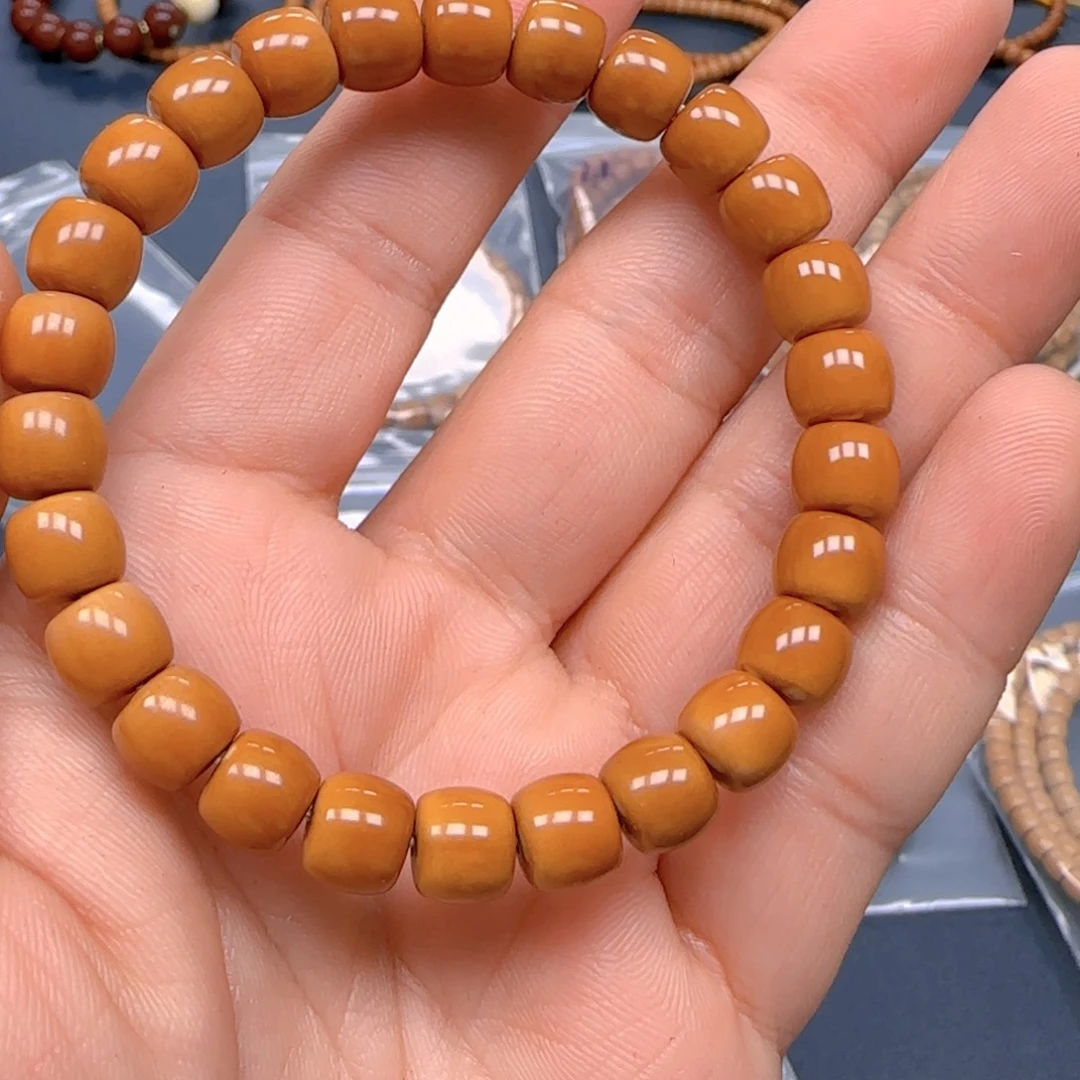 @***白橄榄核手串老挝SSS级核尖极限弧尺寸8.5