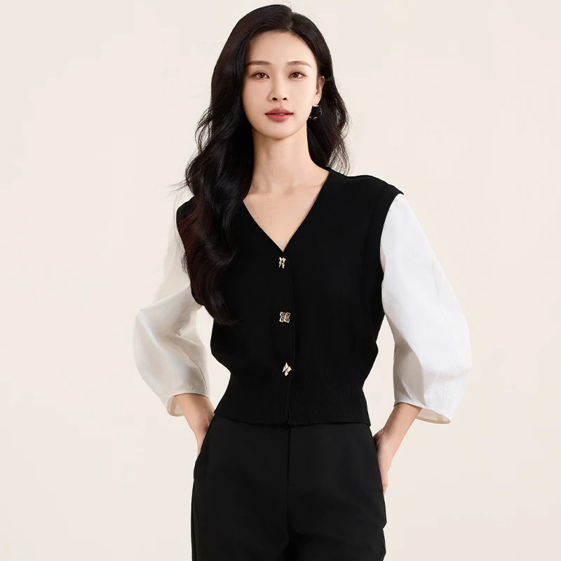 佳人苑毛衫女春季新款J415082