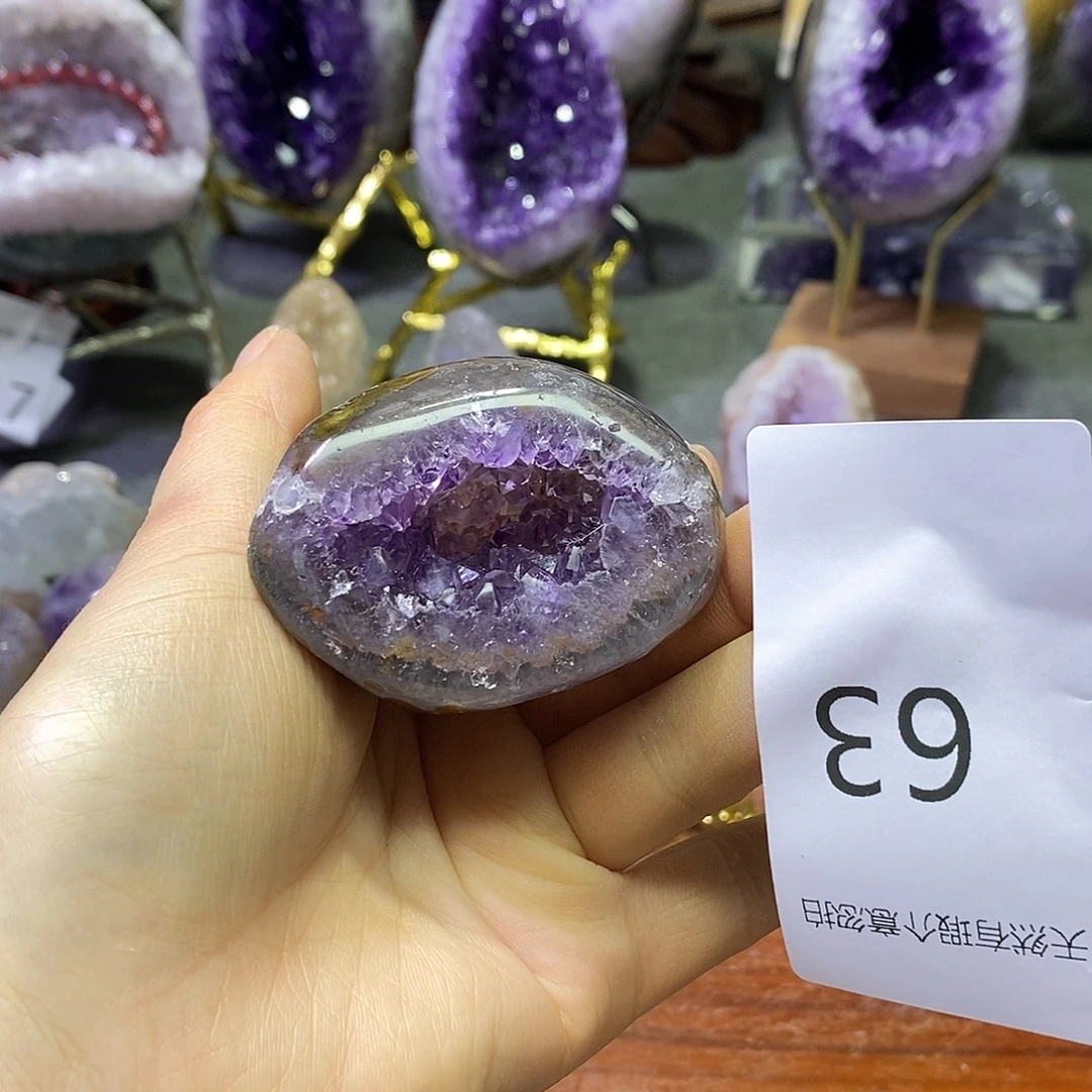 紫晶未镶嵌珠宝半成品