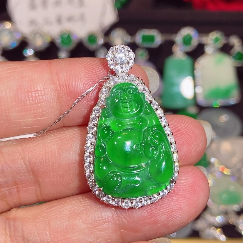 【闪购商品】颈饰未镶嵌翡翠天然翡翠