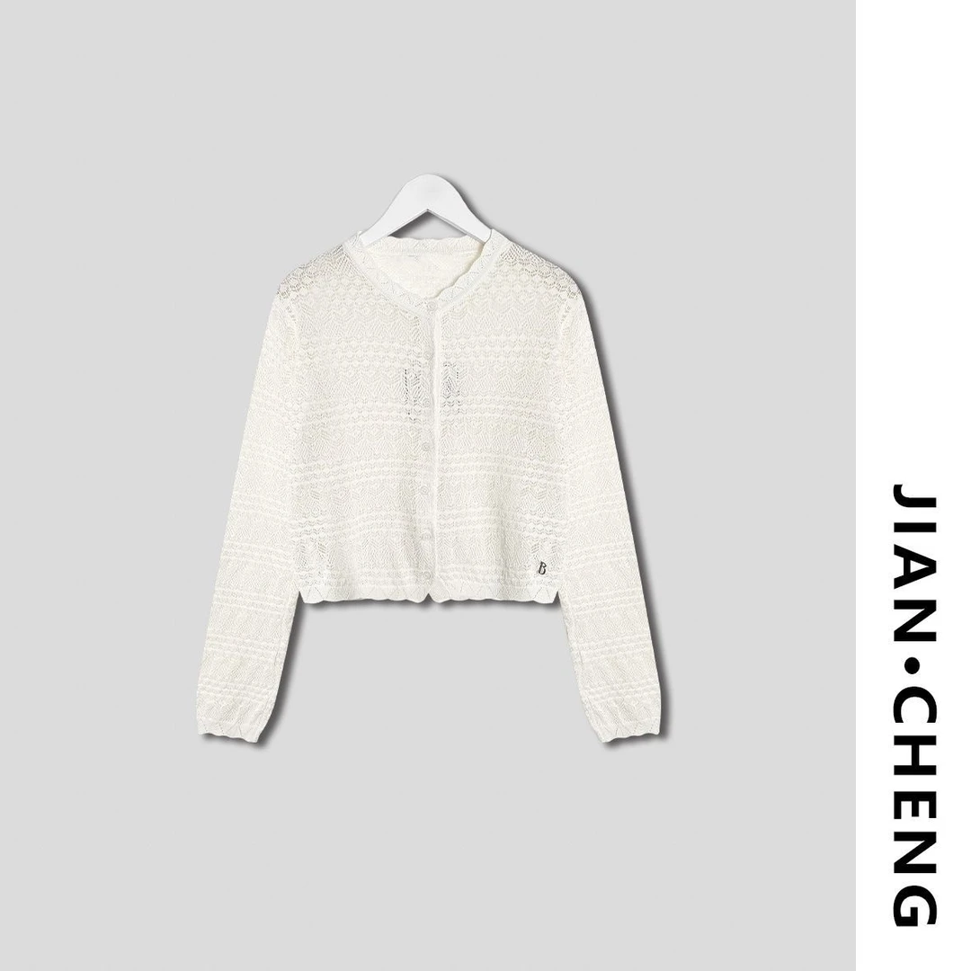 【简柽】花边毛针织开衫D506-6422