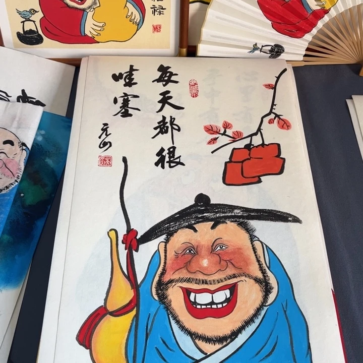 国画禅意画纯手绘作品