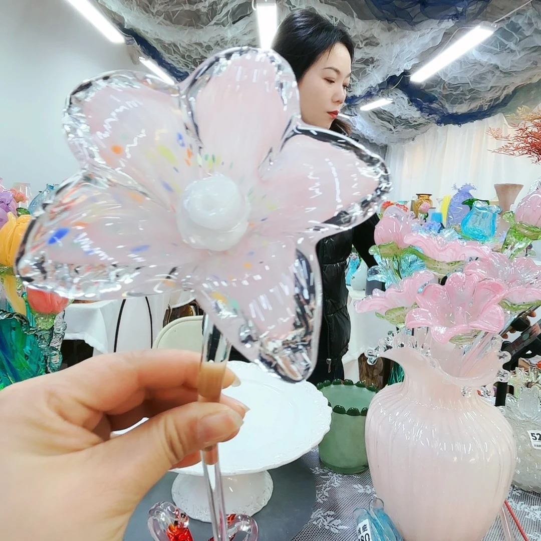 福利不退不换琉璃花瓶艺术品