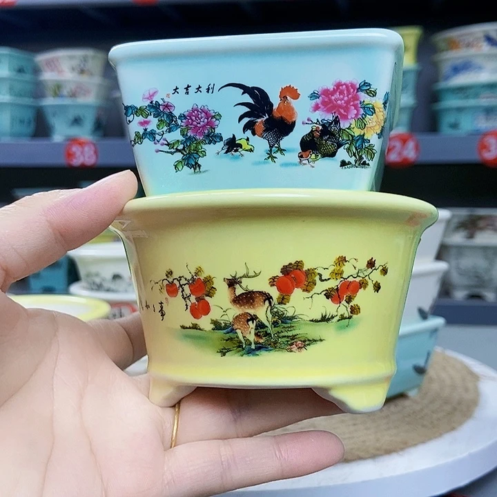 紫砂花瓶紫砂花盆