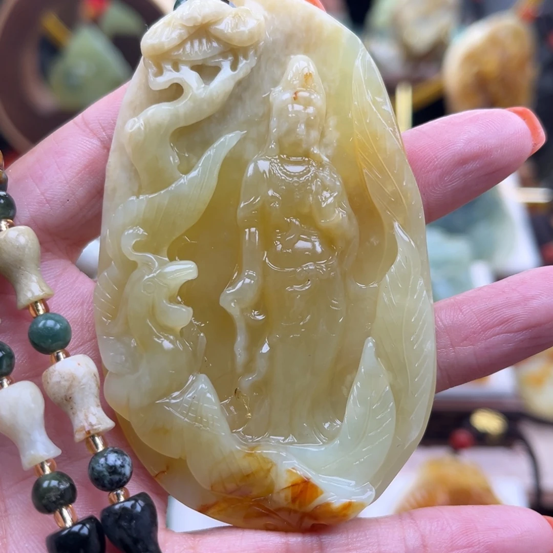 未镶嵌岫玉挂件挂件
