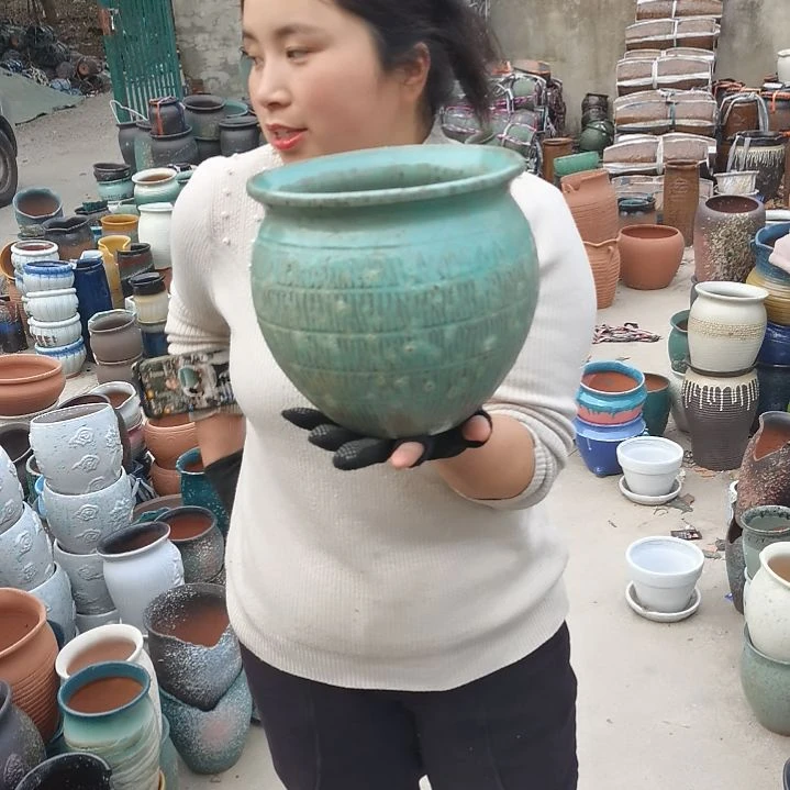 红陶两个盆子。。。瑕疵