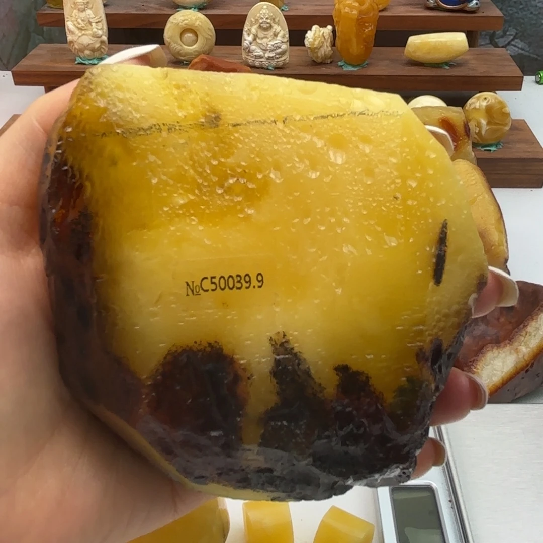 ****饭定制琥珀未镶嵌不退不换