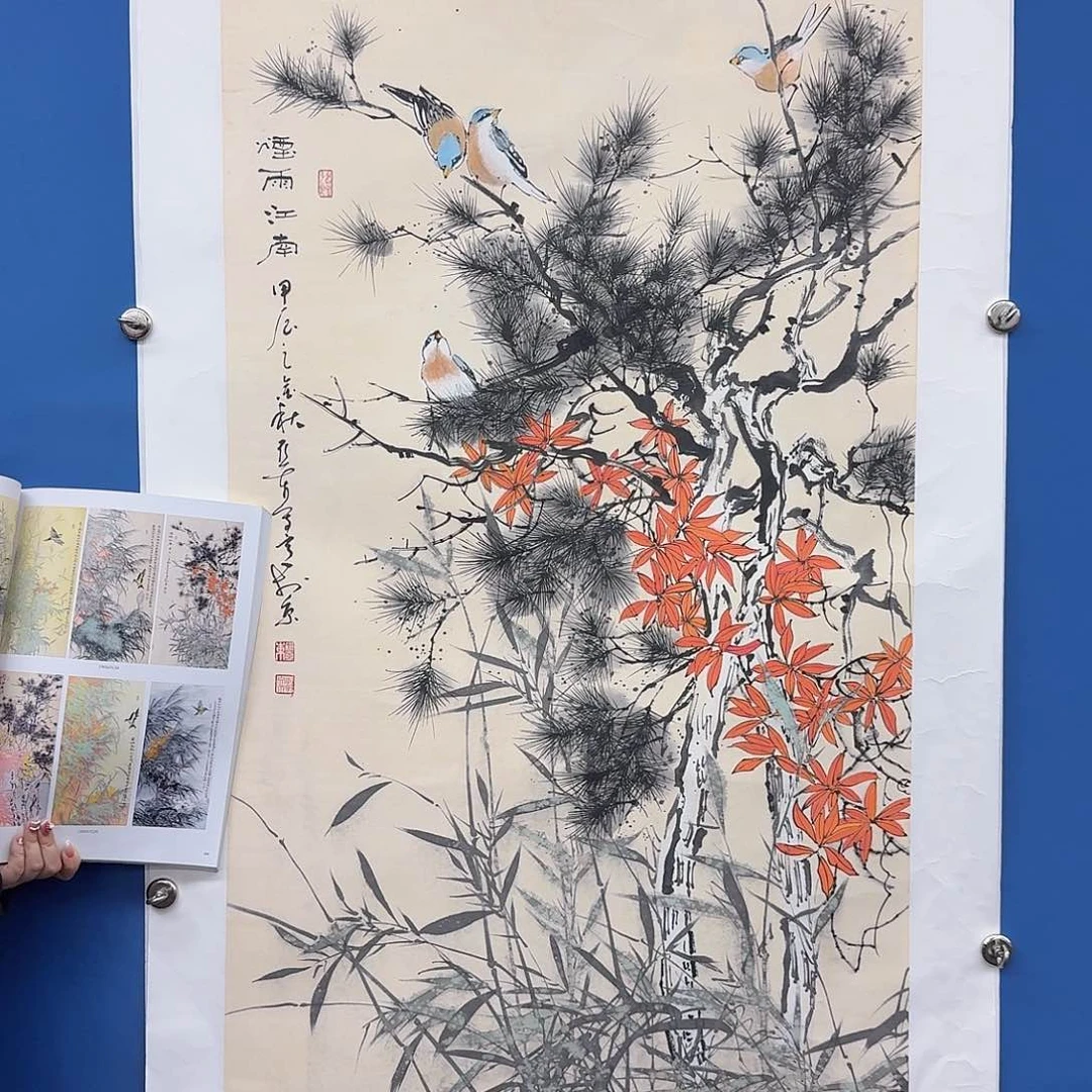 国画多次参加国内外大型